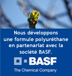 Nous développons une formule polyuréthane en partenariat avec la société BASF.